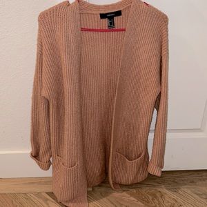 Pink forever 21 cardigan